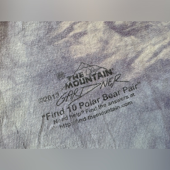 The Mountain T-Shirt Polar Bears Size XL - Picture 7 of 8
